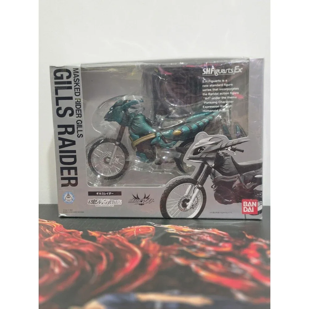 Bandai S.H.Figuarts Ex Gills Raider Masked Rider Gills Bike Figure Exclusive New